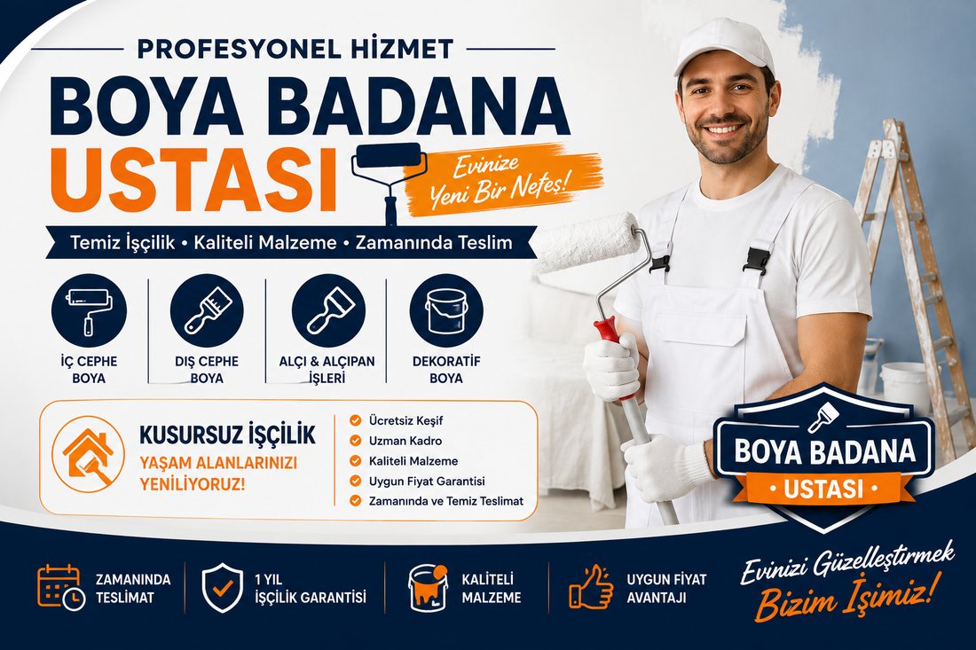 Yelki boya badana ustası – profesyonel boyacı